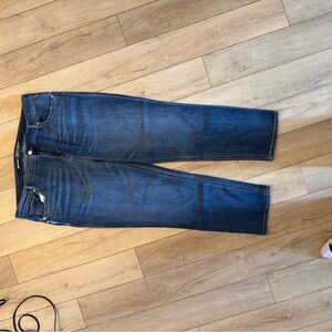 Old Navy Blue Perfect Straight Leg Mid- Rise Jeans Size 18